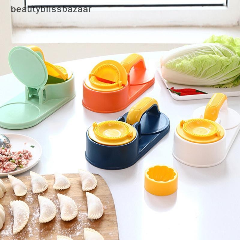 [beautyblissbazaar] 3 In 1 Kitchen Dumpling Mold Pressing Machine Manual Dough Presser Dumpling Wrappers Press Wrapper Manual DIY Dumpling Skin Wrapper Maker Moulds [TH]