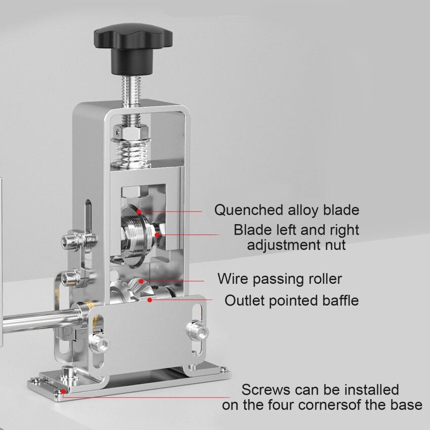 ปอดสายได้1-25มิล ประสิทธิภาพสูง เครื่องปอกสาย ไฟทองแดง สายไฟ  สายเคเบิลแบบถอดได้ - รูปที่ 6