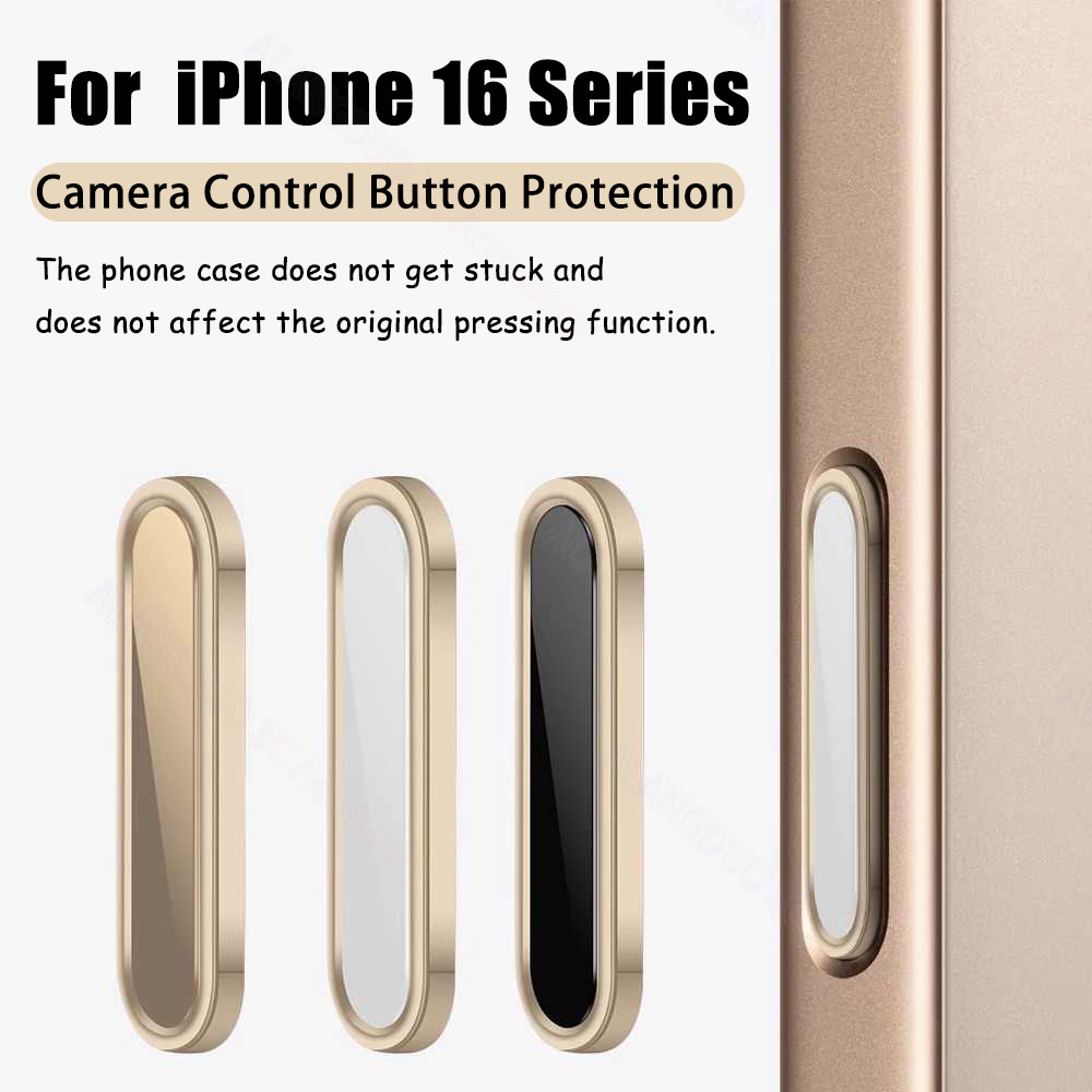 ปุ่มควบคุมกล้องสําหรับ iPhone 16 Pro 16Pro Max Plus ด้านข้างจับปุ่มควบคุมป้องกันเคสโทรศัพท์ที่เข้ากันได้