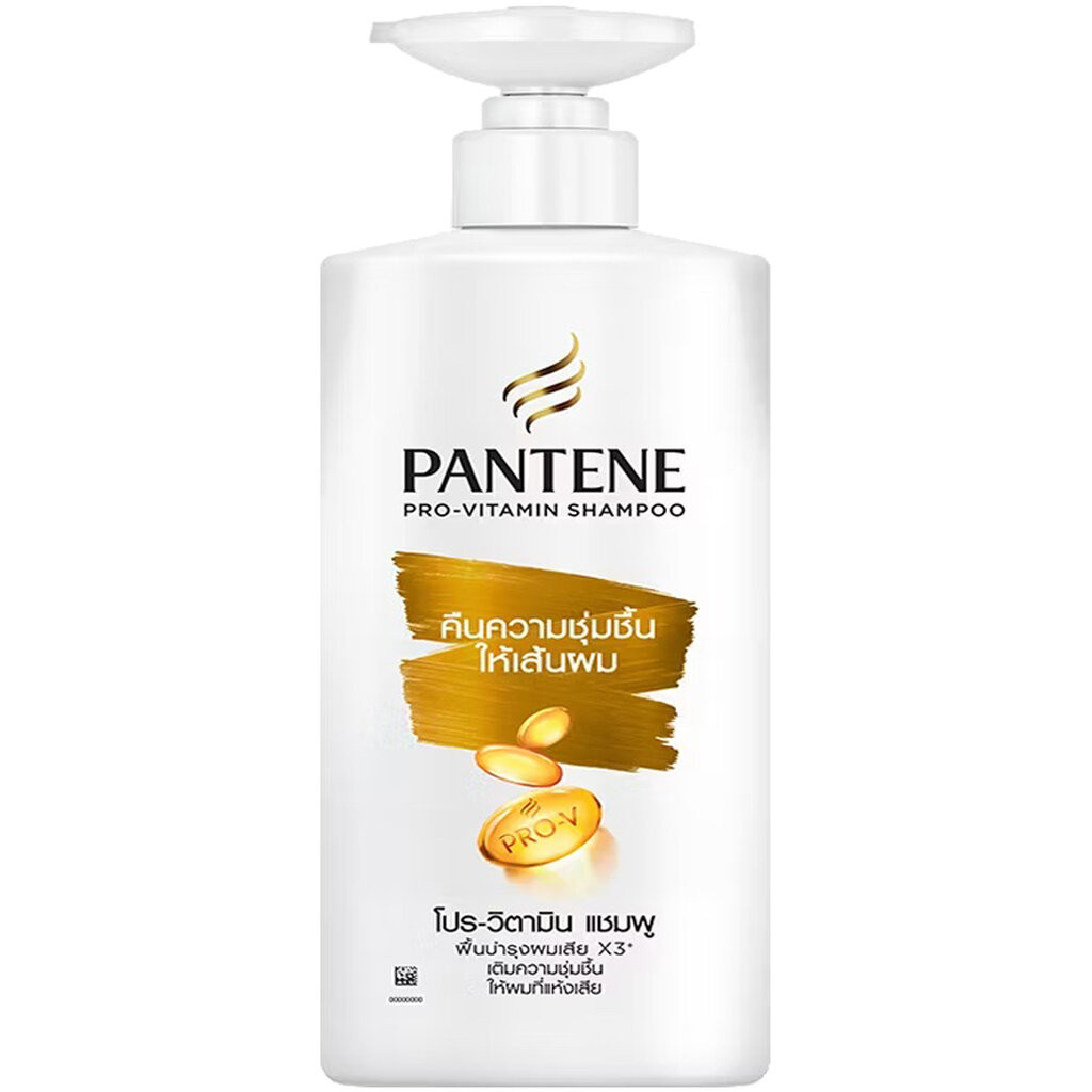 LeeMart แชมพู แพนทีน Pantene 380ML ยาสระผม แพนทีล ทำความสะอาดเส้นผม แพนทิน สูตร เดลี่มอยเจอร์ สีทอง 