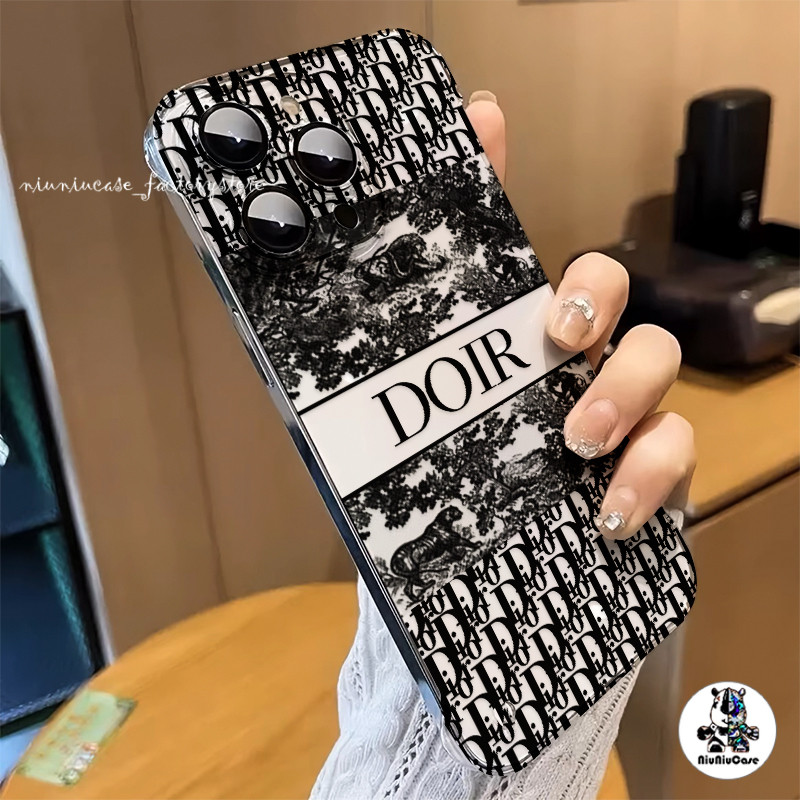 บางใสไร้ขอบสำหรับเคสไอโฟน11 Fashion Pattern กรณีโทรศัพท์ IPhone 11 12 13 14 15 16 Pro Max Plus Hard PCกรณีป้องกันการตก ราคา ถูกที่สุด ดีลบีเคเค แกลเลอรีภาพที่ 4