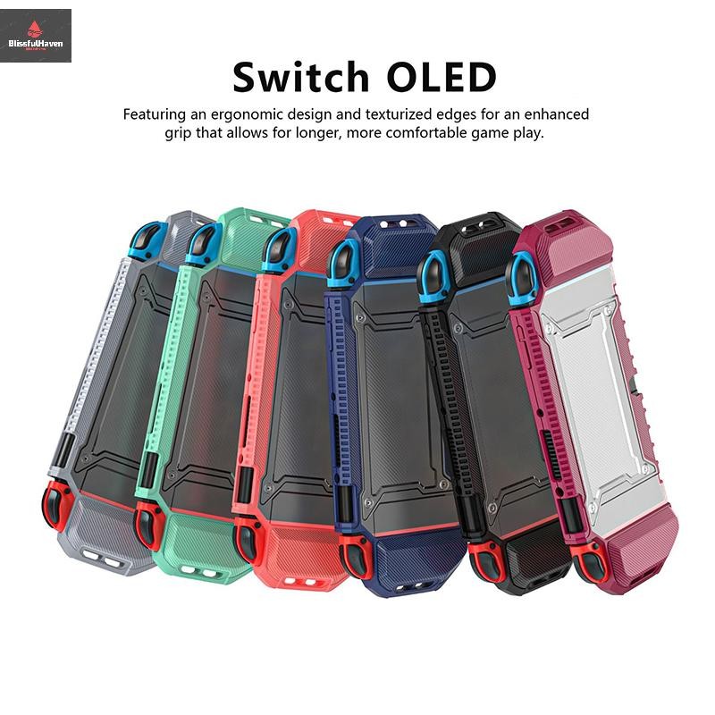 Cod เคสป้องกันสําหรับ Nintendo Switch OLED รุ่นพร้อมช่องเสียบการ์ดเกม 2 ช่องเคสวัสดุพีซีคุณภาพสูงใหม่