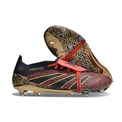 (กระเป๋าถือสมนาคุณ)AD Predator ACCURACY+ FG BOOTS รองเท้าฟุตบอลกันลื่นสีแดง Eur36-45