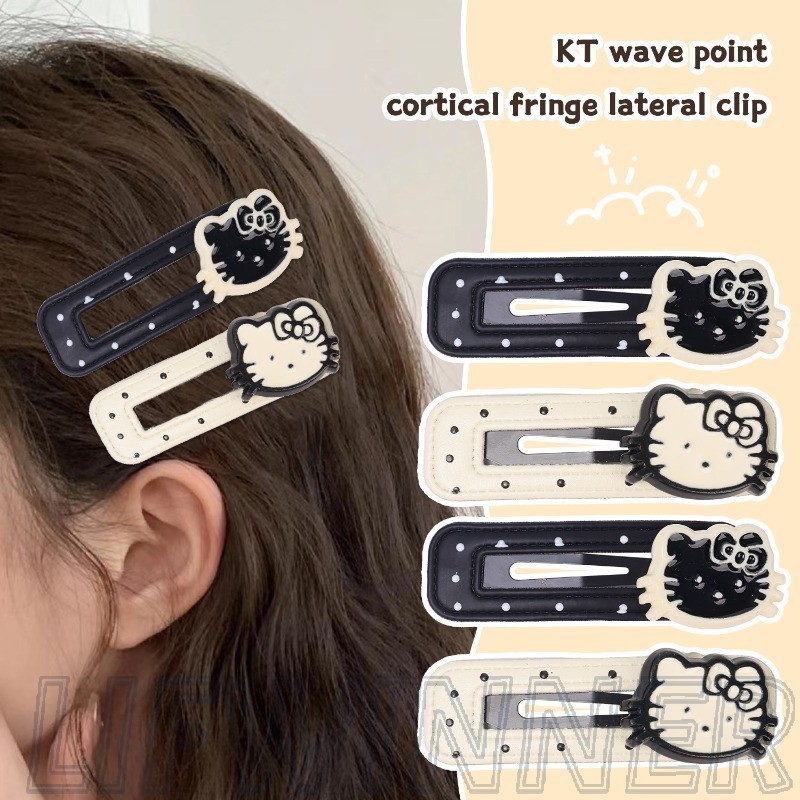 Polka Dot BB Hairpins - แต่งตัวเครื่องประดับผม - สําหรับปาร์ตี้เด็กผู้หญิง, สวมใส่ทุกวัน - แฟชั่น, หวาน, การ์ตูน, เวอร์ชั่นเกาหลี - กิ๊บติดผมหนังแมว KT