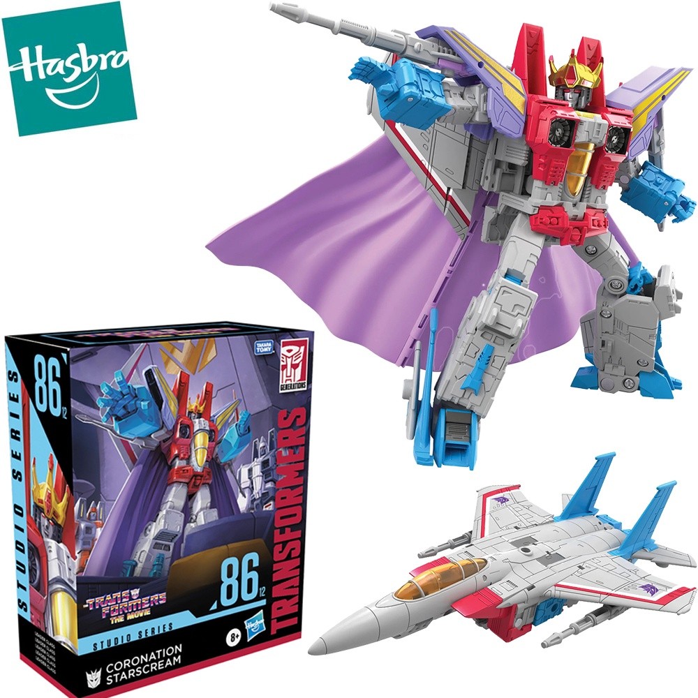 Hasbro Transformers Studio Series 86-12 Coronation Starscream Leader Class Action Figure Collectible