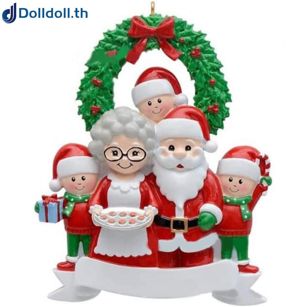 [Dolldoll]Acrylic Personalized Holiday Decor Featuring a Charming Snowman Family
