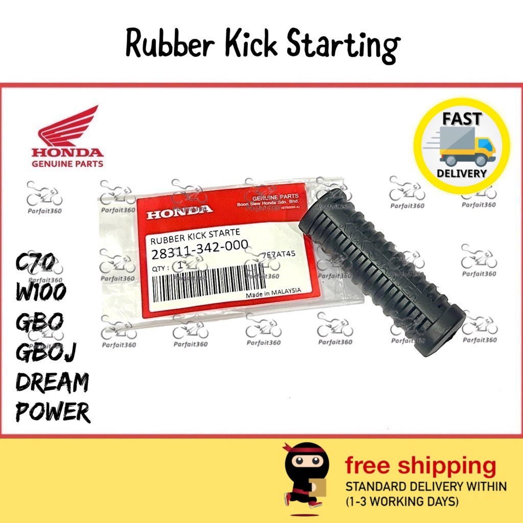 28311-342-000 HONDA EX5 DREAM / POWER / W100 / C70 / GBO / GBOJ ยางเหยียบเตะเริ่มต้น / Getah Starter