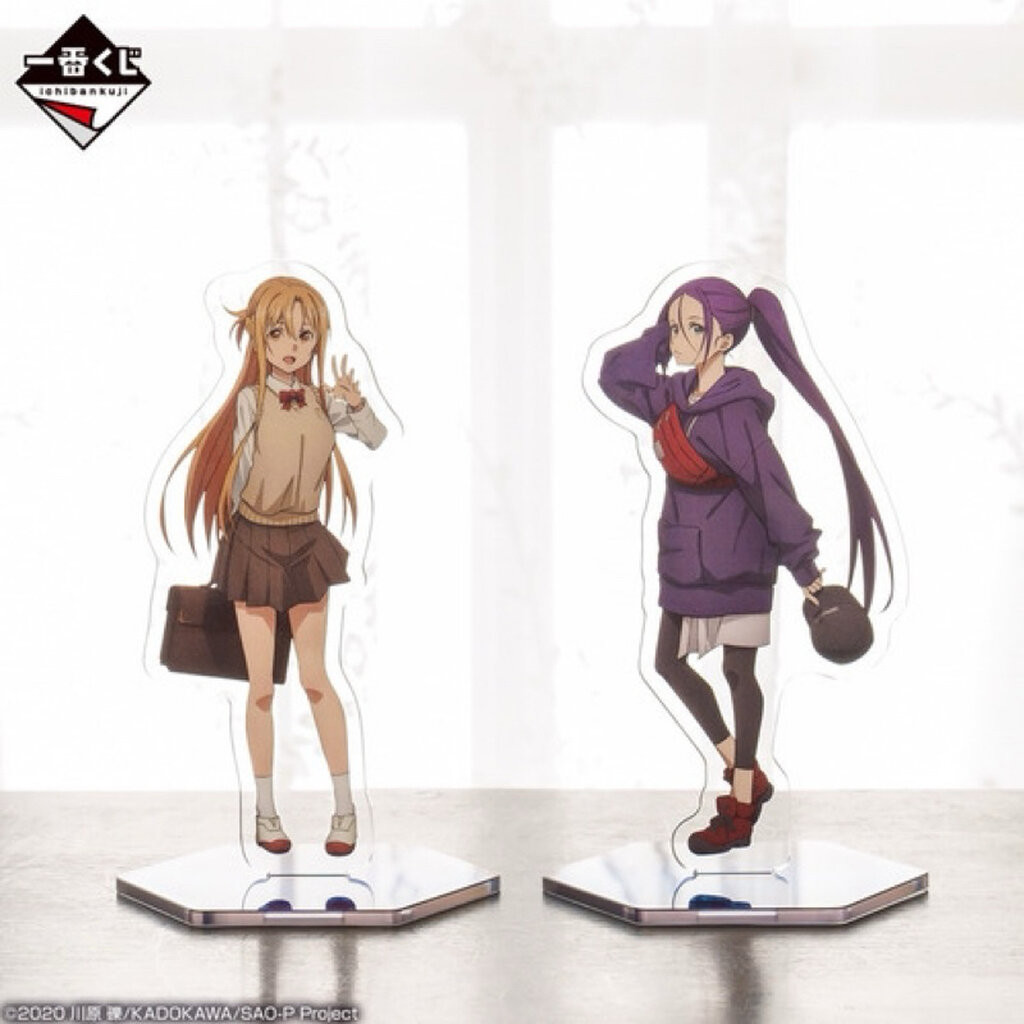 สแตนอะคริลิค อาสึนะ&มิโตะ[Ichibun Kuji Sword Art Online F Prize -Acrylic Stand- Asuna&Mito Ver.Uniform]