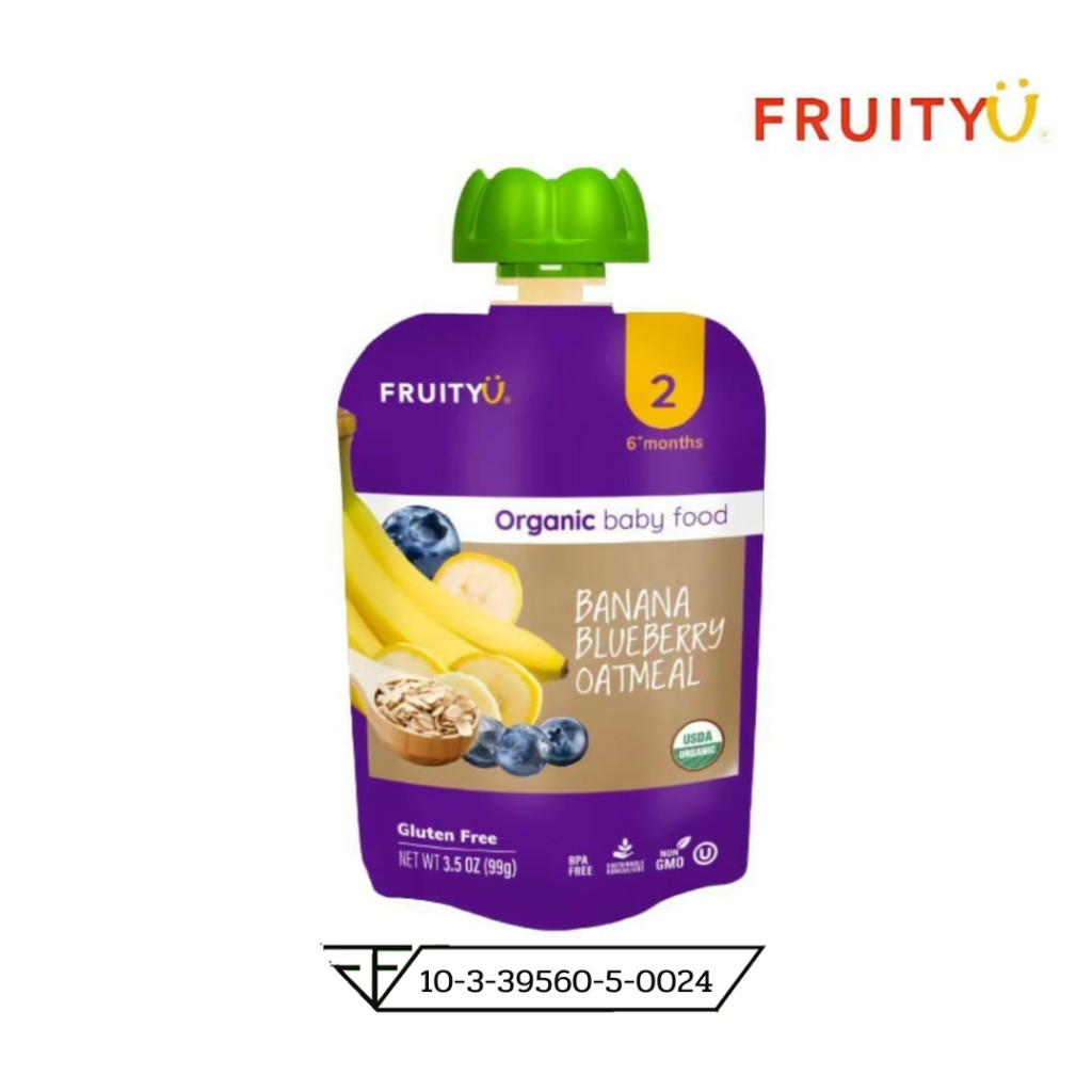 FruityU ฟรุตตี้ยู อาหารเด็ก 6 เดือนขึ้นไป ผลไม้บดละเอียด พร้อมทาน ออร์แกนิค - รูปที่ 7