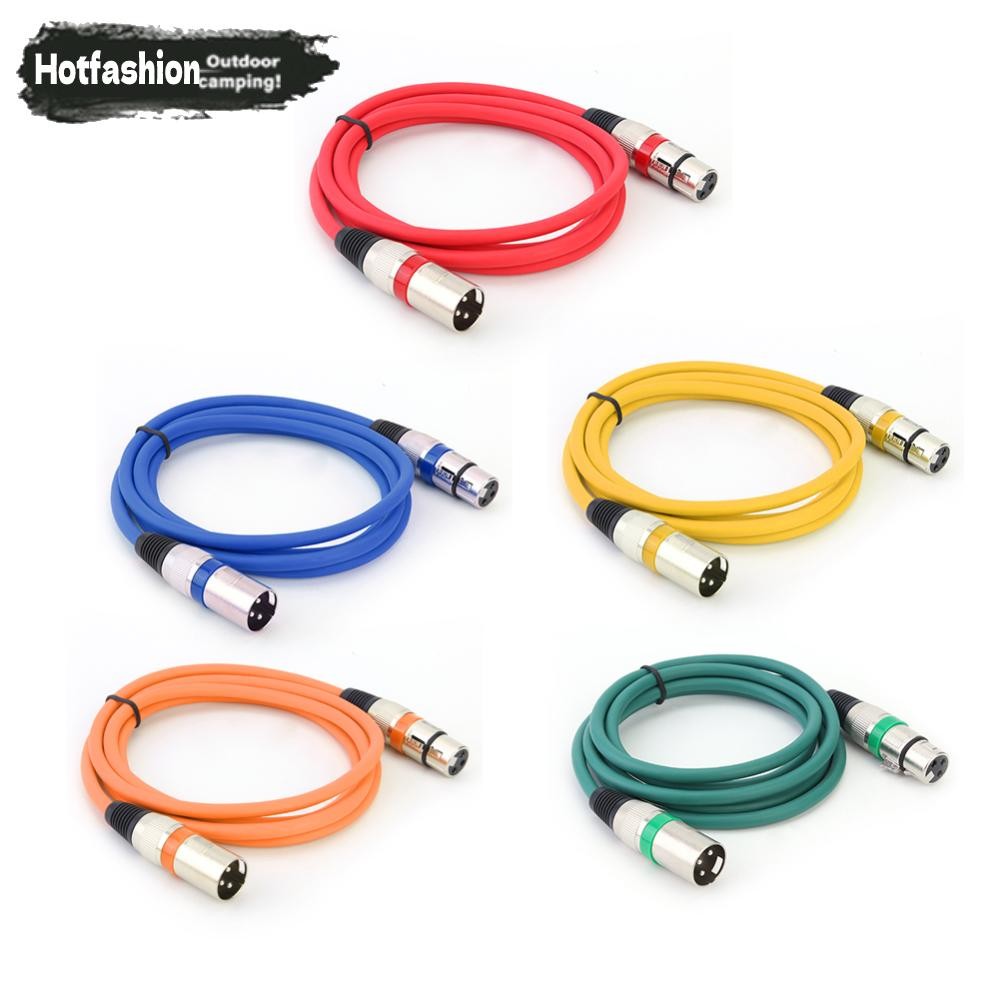 5 ชิ้น 3Pin XLR สายชายกับหญิง M/F ฟอยล์ + สายสัญญาณเสียงป้องกันแบบบราซิล