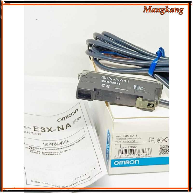 ของใหม่! E3X-NA11 เซ็นเซอร์ไฟเบอร์ออฟติค NPN  12-24VVDC  สินค้าใหม่ พร้อมส่ง