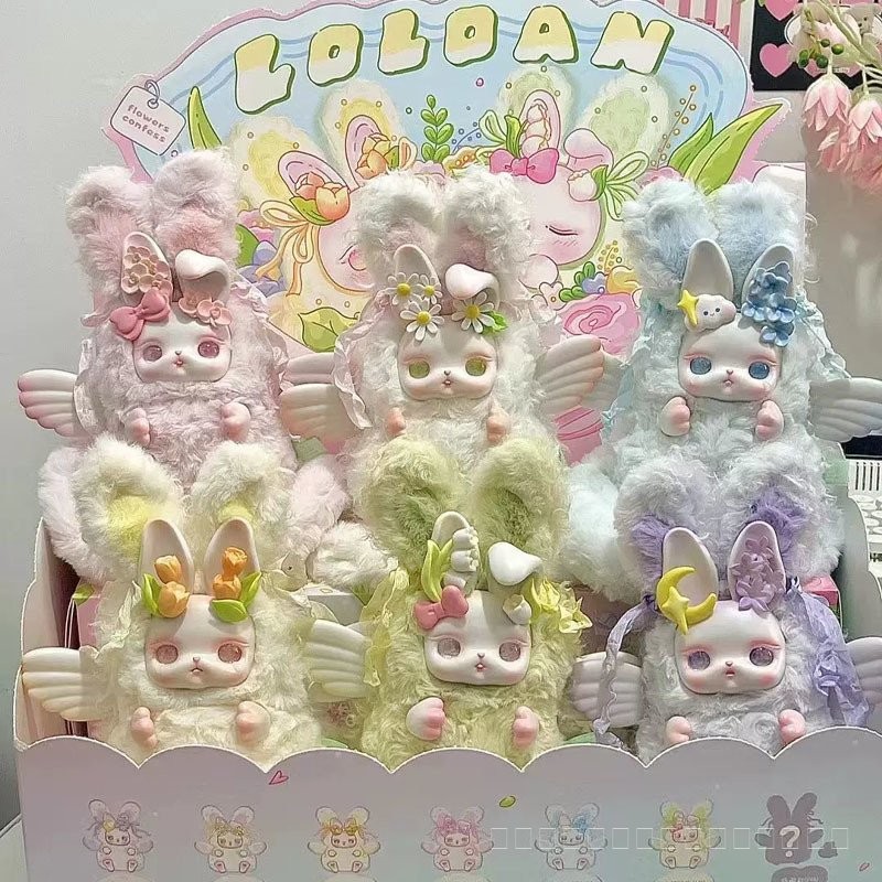 Loloan confession Language Plush Toys blind BOX ดอกไม้สารภาพของเล่นตุ๊กตากล่องตาบอดของเล่นตุ๊กตาสไตล์น่ารัก