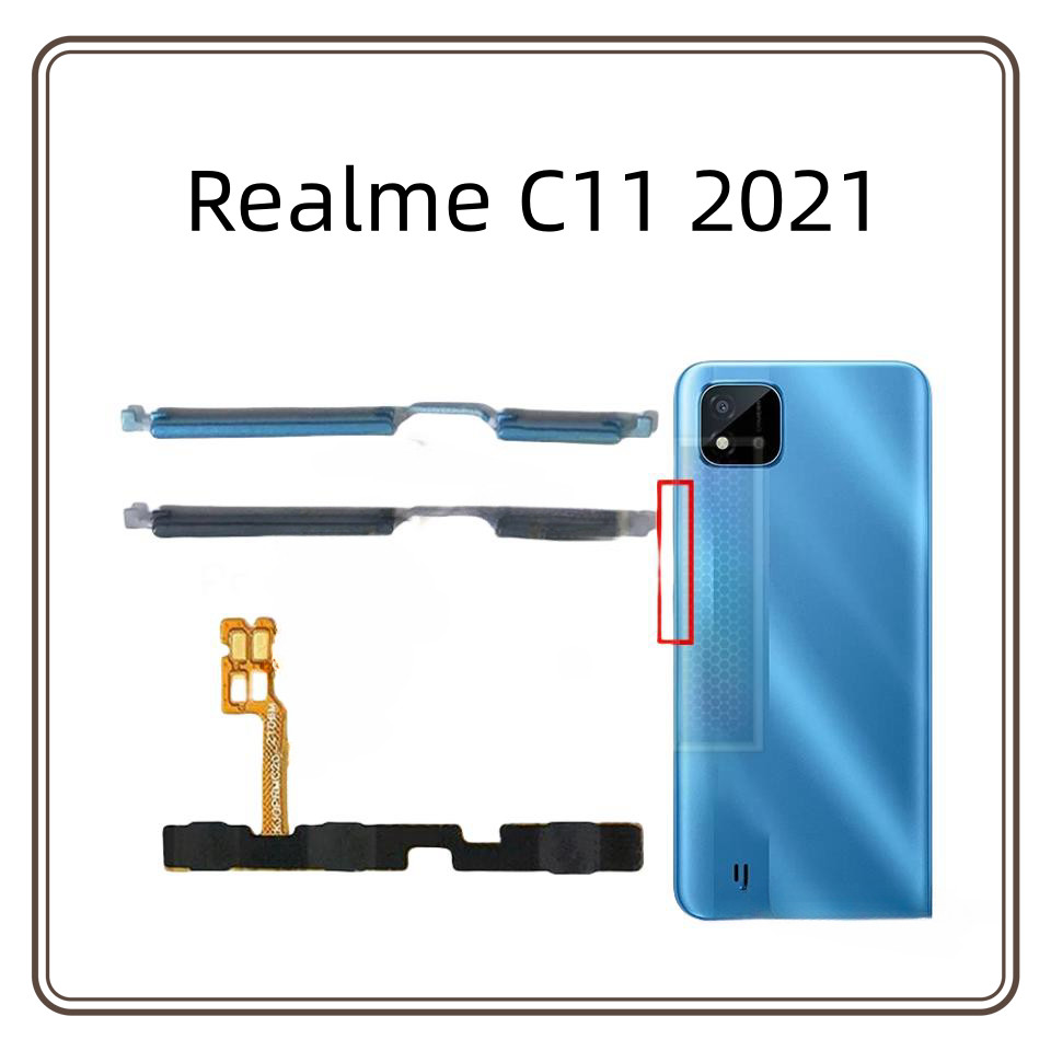 ปุ่มปรับระดับเสียงเปิดปิด Flex สําหรับ OPPO Realme C11 2021