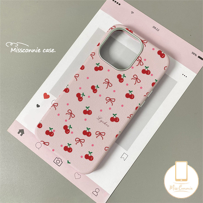 สําหรับredmi 13 12 9T A3 12C 10C 14C 9 13C 10A 9C NFC 9A A2 A1 หมายเหตุ 13 11 10 12 9 10s 8 11s Pro POCO M3 X5 M6 X6ProหนังC75 C61 Dots เคส Cherry Bowknot