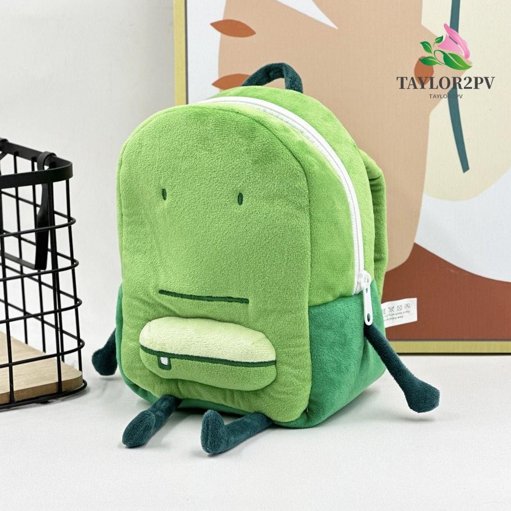 Taylor2pv Liam Mini Knapsack กระเป๋า,สีเขียว HfjONE ONE Liam กระเป๋าเป้สะพายหลังตุ๊กตา, Kawaii ผ้าฝ้