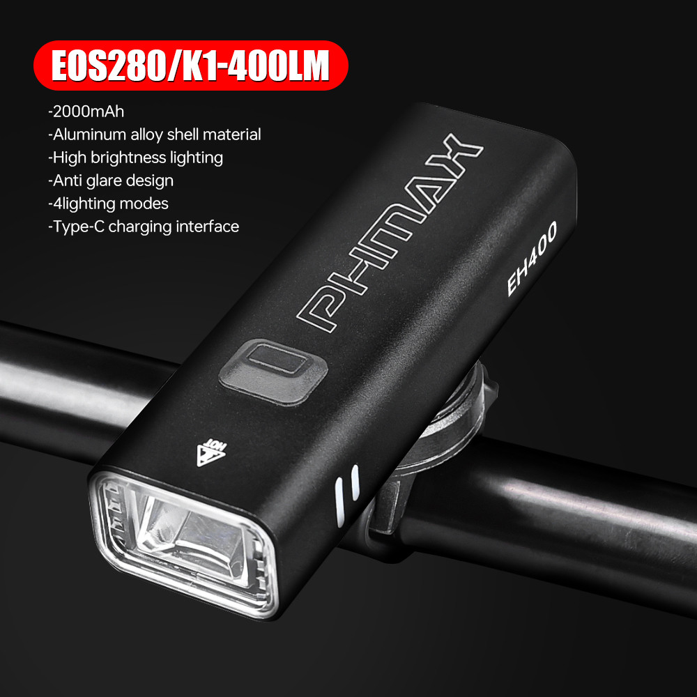 X-tiger ไฟจักรยาน 400/800Lumen ไฟหน้าจักรยาน USB ชาร์จ MTB แผนที่ไฮไลท์แสงกลางแจ้งในเวลากลางคืน — صورة 8