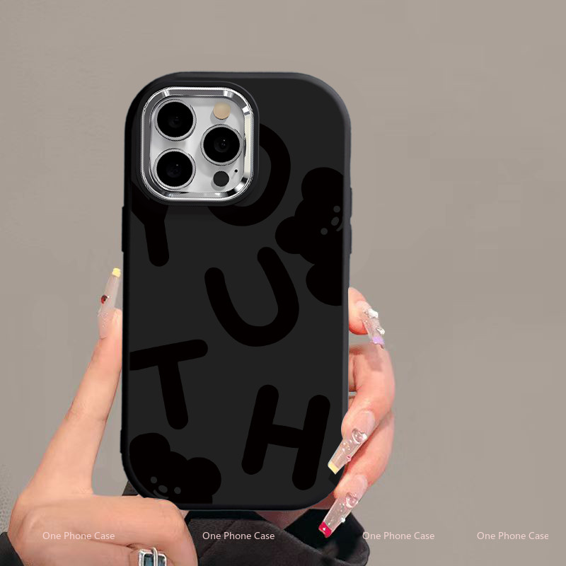 เข้ากันได้กับ iPhone16 Pro Max iPhone 15 Pro Max iPhone 13 iPhone11 X XS XR 7p8p เคสโทรศัพท์เคสนุ่มน่ารัก XPXPM025-GS4