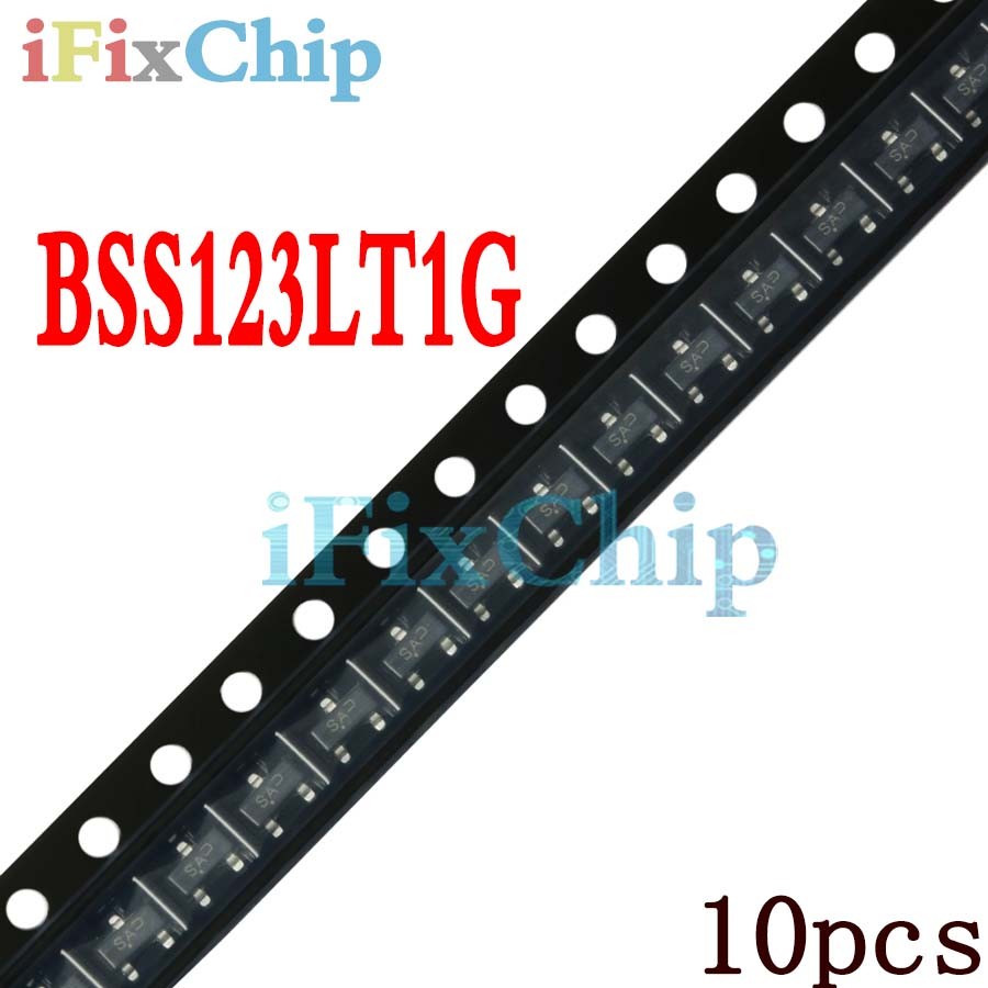 10PCS ยี่ห้อใหม่ BSS123LT1G BSS123 SA SOT23-3
