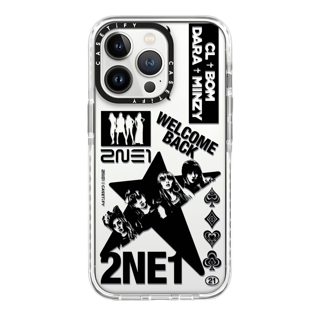 Caseti2ne1softเคสโทรศัพท์สําหรับiphone 16ProMax 16Pro 15ProMax 15 14 13 12 11 X/XS XR Drop Proofกันกระแทกเคสโทรศัพท์