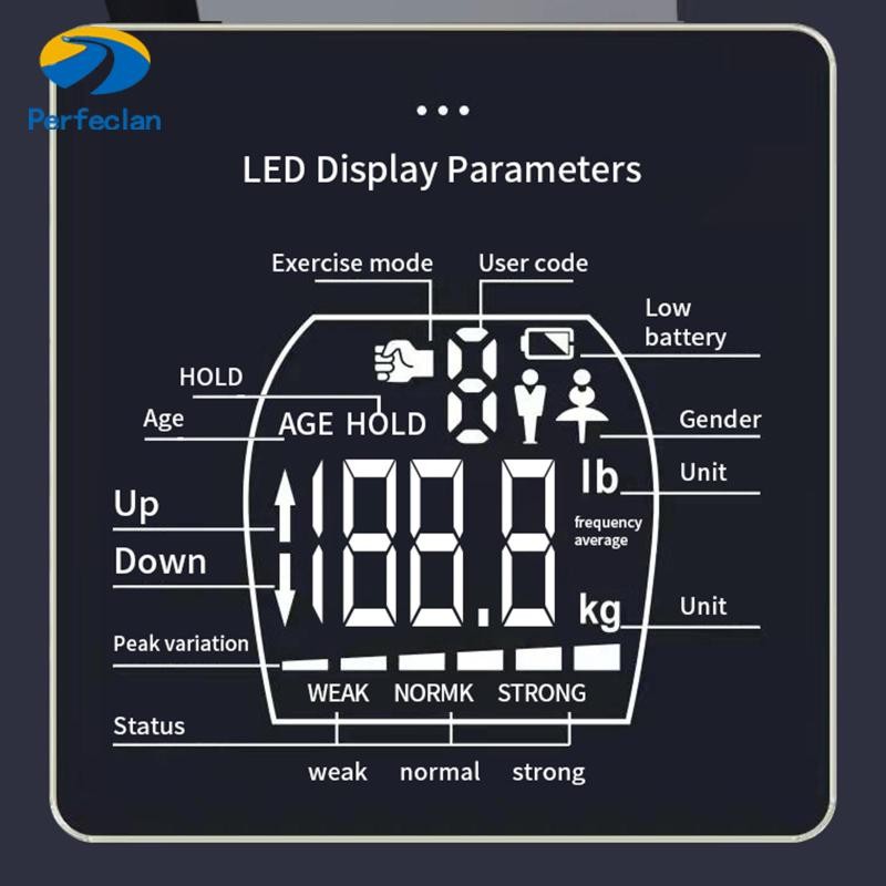 Perfeclan Hand Grip Strength Trainerhand Grip Exerciserhand Dynamometer Grip* เครื่องมือวัดด้ามจับมือ - รูปที่ 7