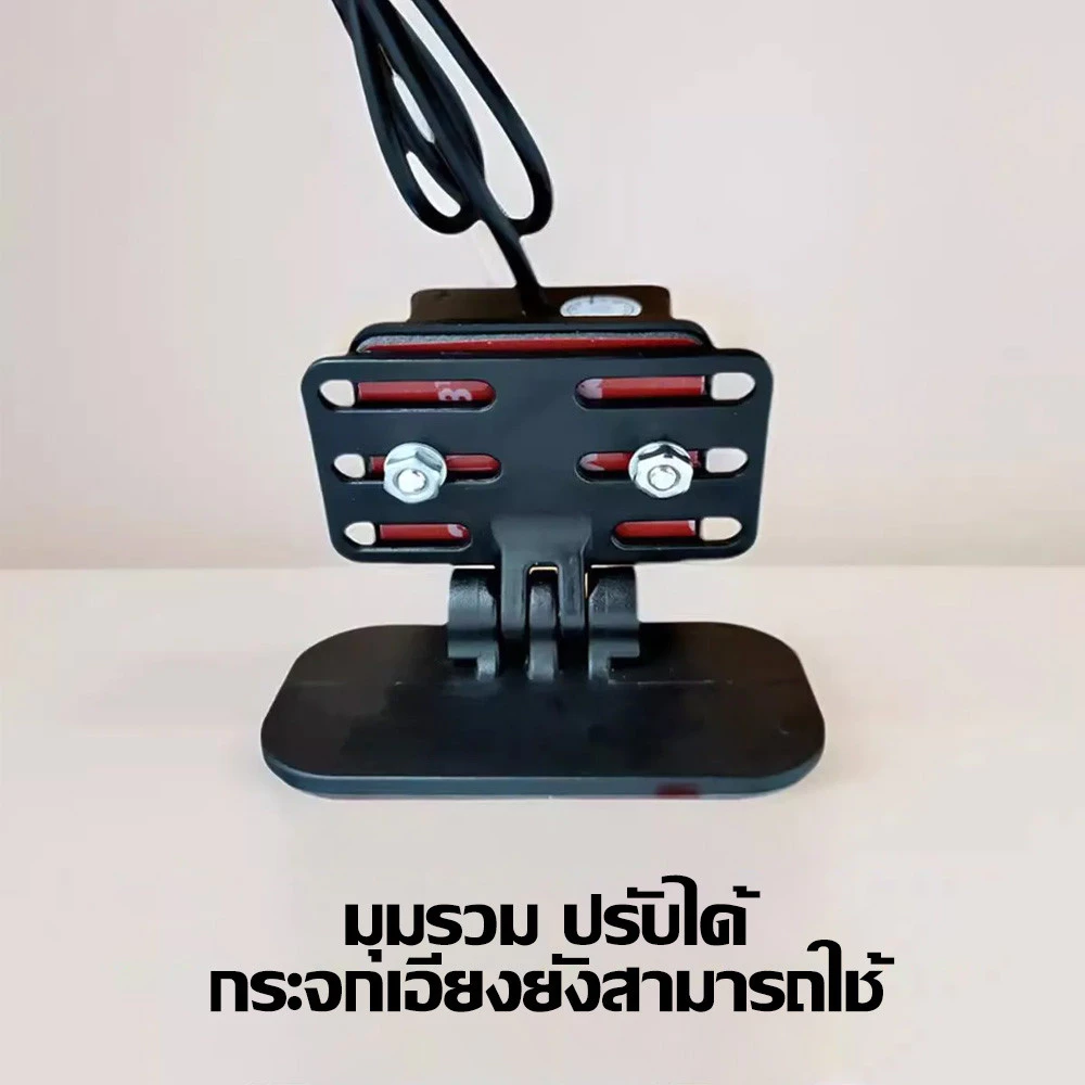 ติดตั้งง่ายวงเล็บคงที่ตำแหน่งรูสากลติดวงเล็บกล้องสำรองหน้าต่างหลังยานพาหนะDash Cam thumbnail 10