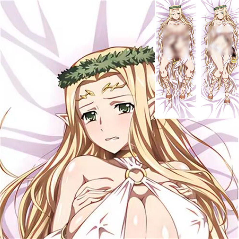 อะนิเมะ Kuroinu ~ Kedakaki Seijo Wa Hakudaku Ni Somaru ~ Celestine Lucross Dakimakura ชาย Otaku หมอนกรณีโยนเบาะเท่านั้นปลอกหมอน