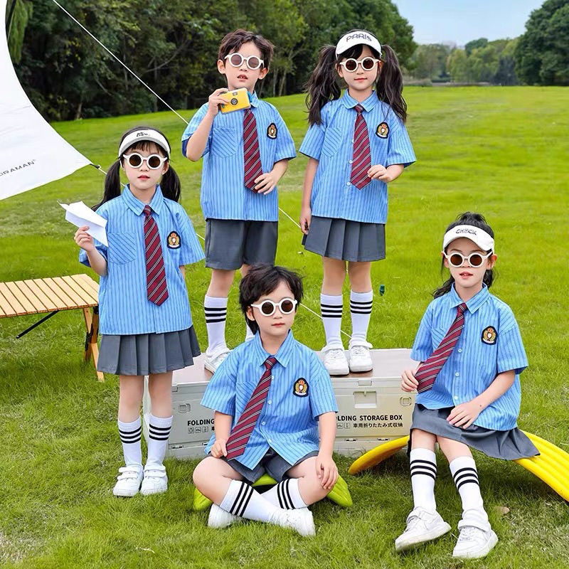 วันเด็กเครื่องแต่งกายเด็กอนุบาล Chorus ชุดนักเรียนนักเรียนชั้นประถมศึกษา Class เครื่องแบบวิทยาลัย G