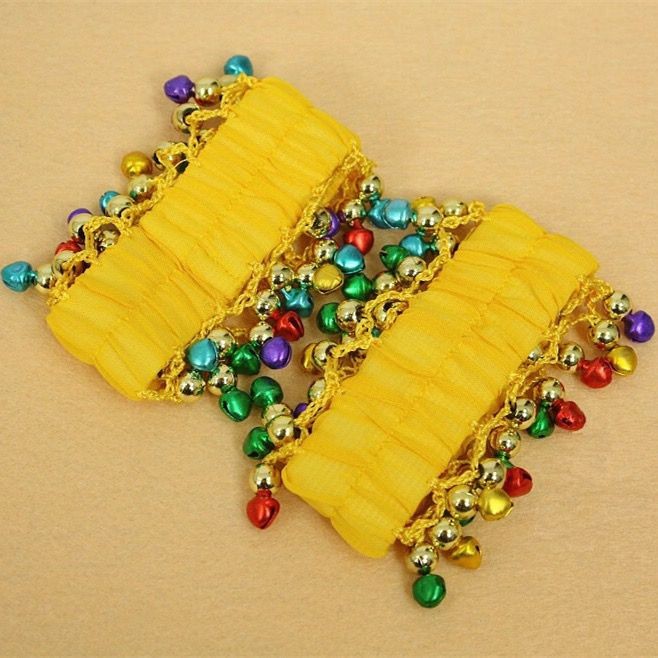Belly dance สร้อยข้อมือกระดิ่งผู้ใหญ่ แขนประสิทธิภาพสําหรับเด็ก Kale buzz 成人สร้อยข้อมือเด็ก脚链 印花 Kal