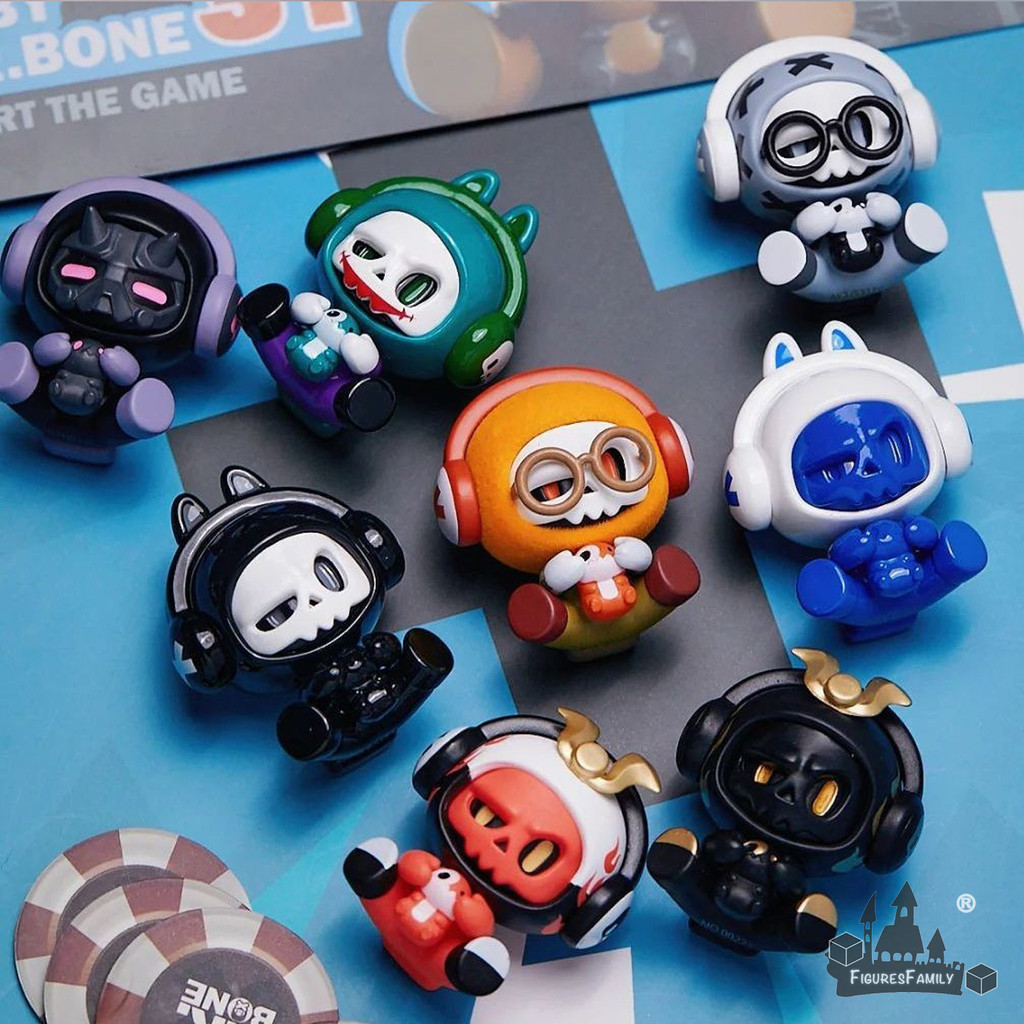 [ของแท้] Baby MR.BONE Mini Bone Set 16 New Skull Figure Doll Ornament Gift