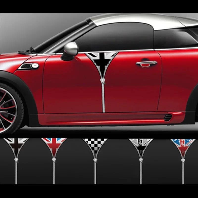 รถสติกเกอร์ด้านข้างตกแต่งสําหรับ Mini Cooper R50 R53 R55 Clubman R56 R58 R60 R61 F54 F55 F56 F60 Cou