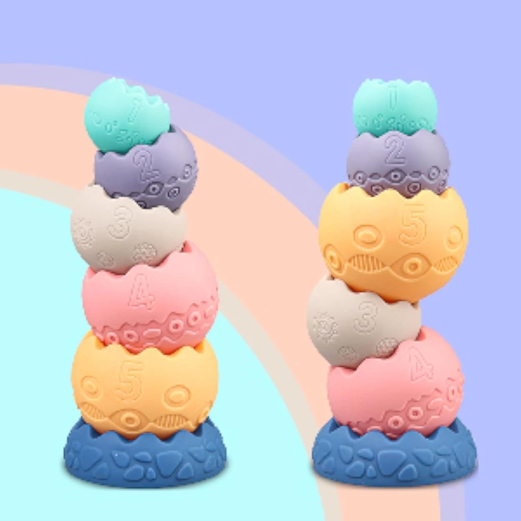 ลูกบอลซ้อนของเล่นเสริมพัฒนาการมอนเตสซอรี่สำหรับเด็ก 6-18 เดือน thumbnail 10
