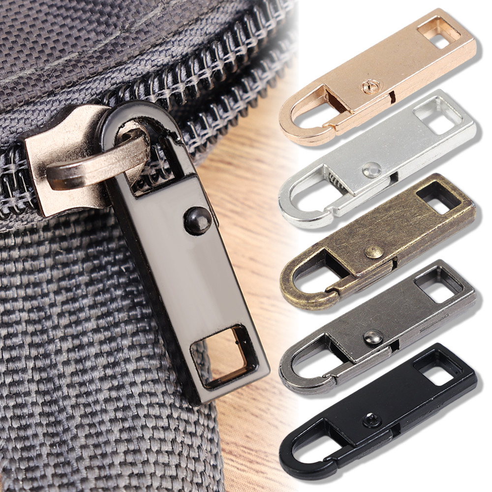 ที่ถอดออกได้ซิปดึงสากลชุดซ่อมทันทีซิป แถบเลื่อน หัวชุดซ่อมสําหรับเสื้อผ้าแจ็คเก็ตเครื่องมือเย็บผ้า