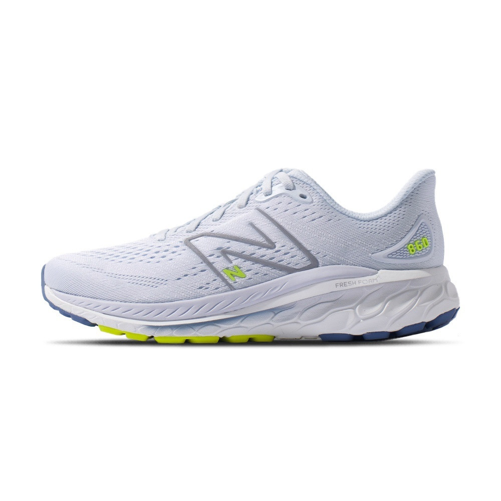 รองเท้าผ้าใบผู้หญิง New Balance 860 V13 สีฟ้าไอซ์บลู รองรับแรงกระแทก รองเท้าวิ่งถนน W860V13