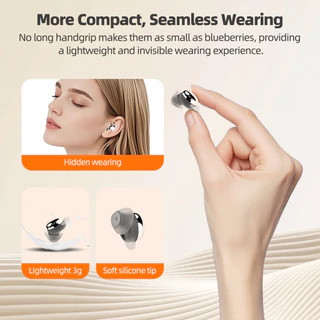 GOOJODOQ Sleep Headphones การออกแบบที่เป็นมิตรกับการนอนหลับที่เงียบเป็นพิเศษเสียงบล็อกอย่างมีประสิทธิภาพ Quick-charge แบตเตอรี่ทรงพลัง