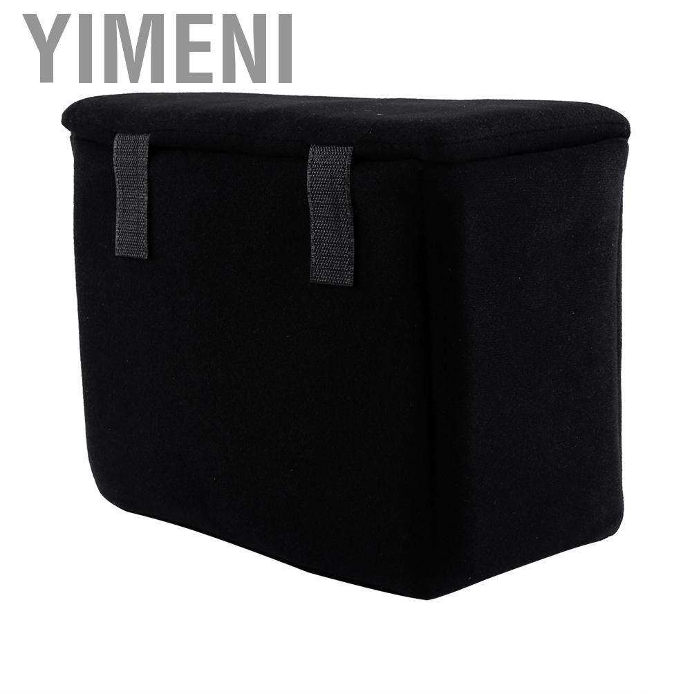 Yimeni Zunate Camera Insert Bag พาร์ติชั่นพกพาพกพาพกพาเคสตัวป้องกันการกระแทกกำมะหยี่ไนลอน - รูปที่ 3