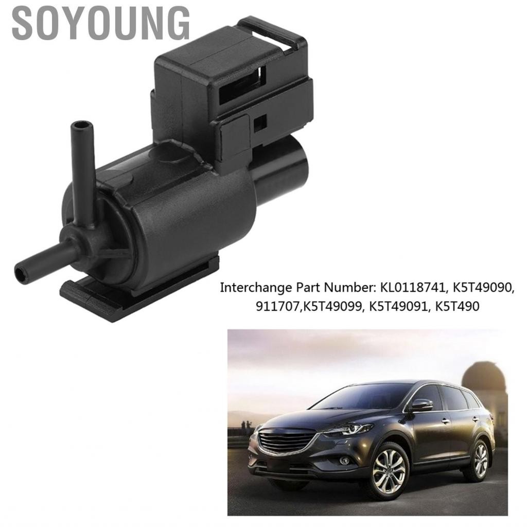 Soyoung สูญญากาศโซลินอยด์สวิตช์วาล์วรถยนต์ EGR โรงรถสำหรับมาสด้า 626 Protege K5T49090 KL0118741 9117