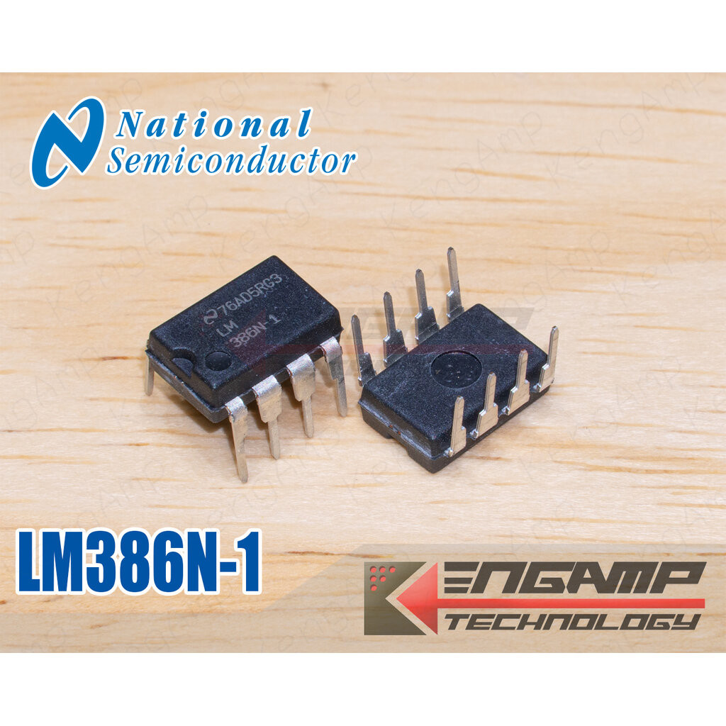 (1ตัว) [IC] LM386N-1 LM386 National Low Voltage Audio Power Amplifier