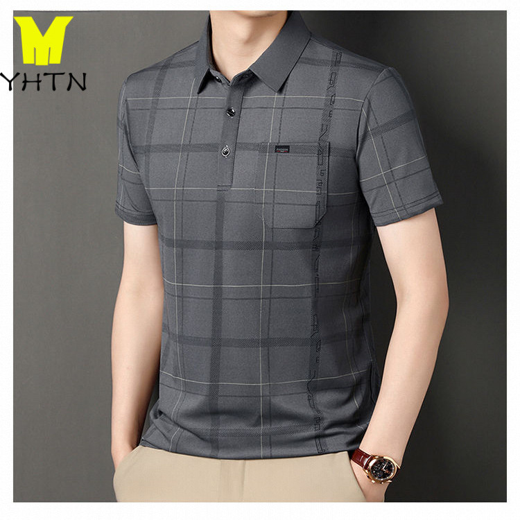 YHTN โปโล ฤดูร้อน แฟชั่น เสื้ิอโปโล สะดวกสบาย polo polo shirt โปโลชาย