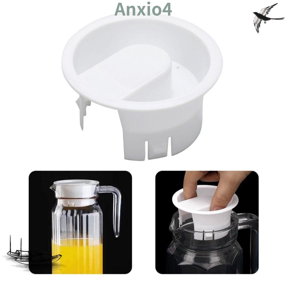 ANXIO4 ฝาปิด,ป้องกันฝุ่น 7.6 ซม.ขวดปลั๊ก,แก้วน้ํา Carafe Stoppers Non Splash Leak Proof Caps สําหรับเหยือก Bistro