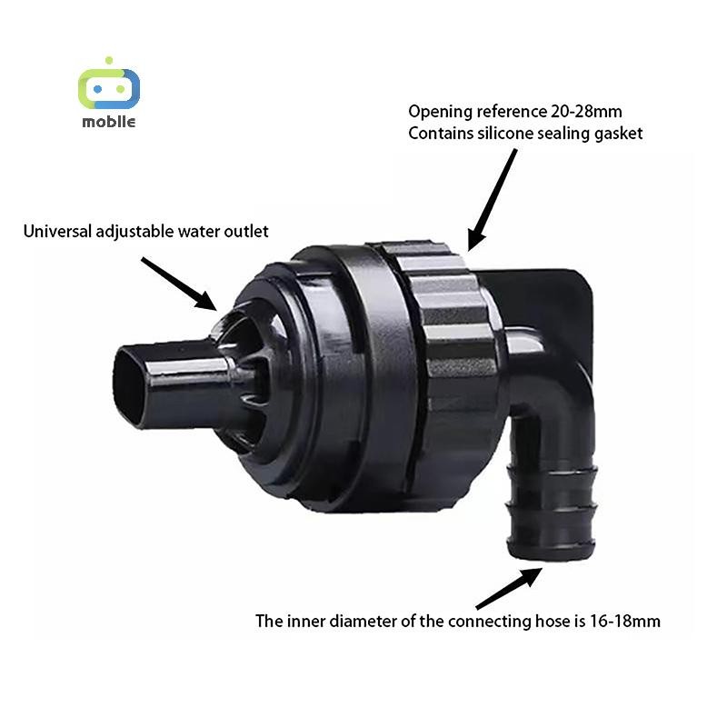 [maygood] ตู้ปลากรองด้านหลัง Outlet Universal Rotatable Overflow Duckbill Sprinkler มัลติฟังก์ชั่นหั