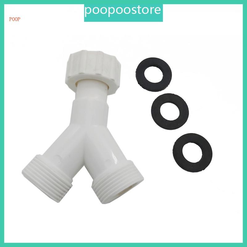 POOP สะดวก 3 วิธีเชื่อมต่อแบบพกพา 3 4 Y รูปร่าง Splitter Connector ท่อเชื่อมต่อ Y Fitting Design สําหรับ Househ