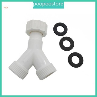 POOP สะดวก 3 วิธีเชื่อมต่อแบบพกพา 3 4 Y รูปร่าง Splitter Connector ท่อเชื่อมต่อ Y Fitting Design สําหรับ Househ