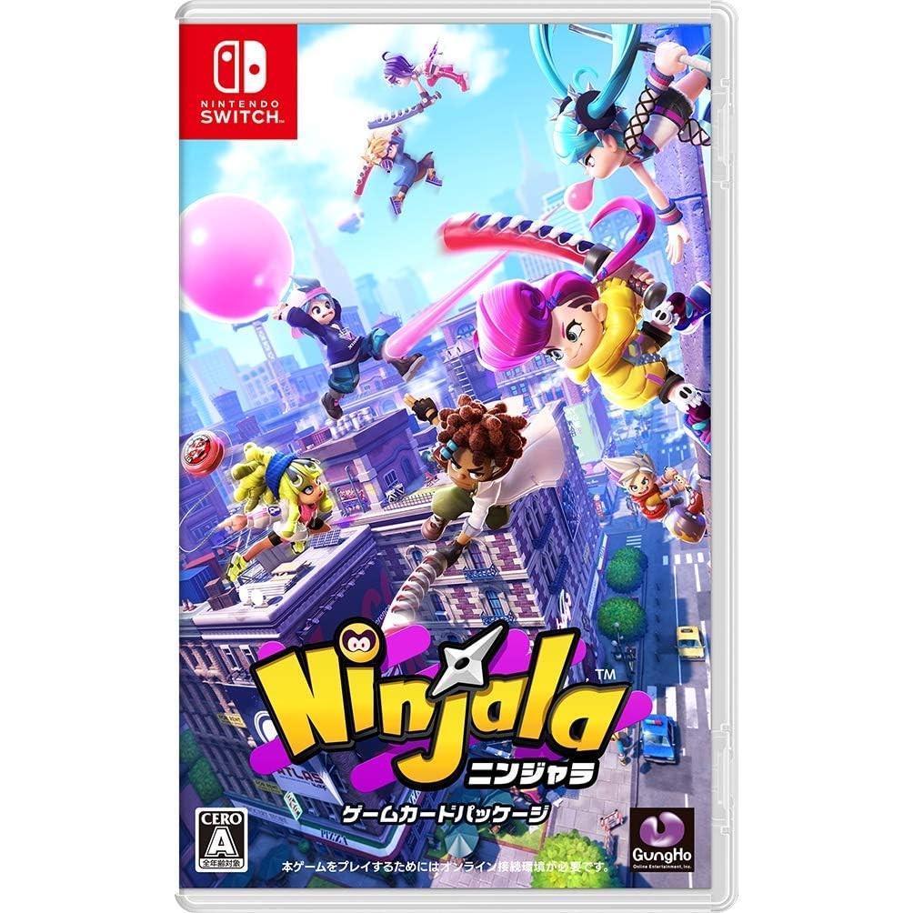 แผ่นเกม Nintendo Switch 🎮 Ninjala Game Card Package | แท้มือ1 🆕 | Zone2 ญี่ปุ่น 🇯🇵 (เปลี่ยน Engได้) 