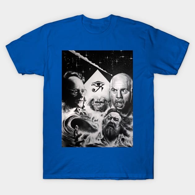 เสื้อยืด Joe Rogan conspracy art T-Shirt แท้ Cotton 100% การ์ตูน คอกลม  ผ้านุ่ม เสื้อกีฬา หนาๆ
