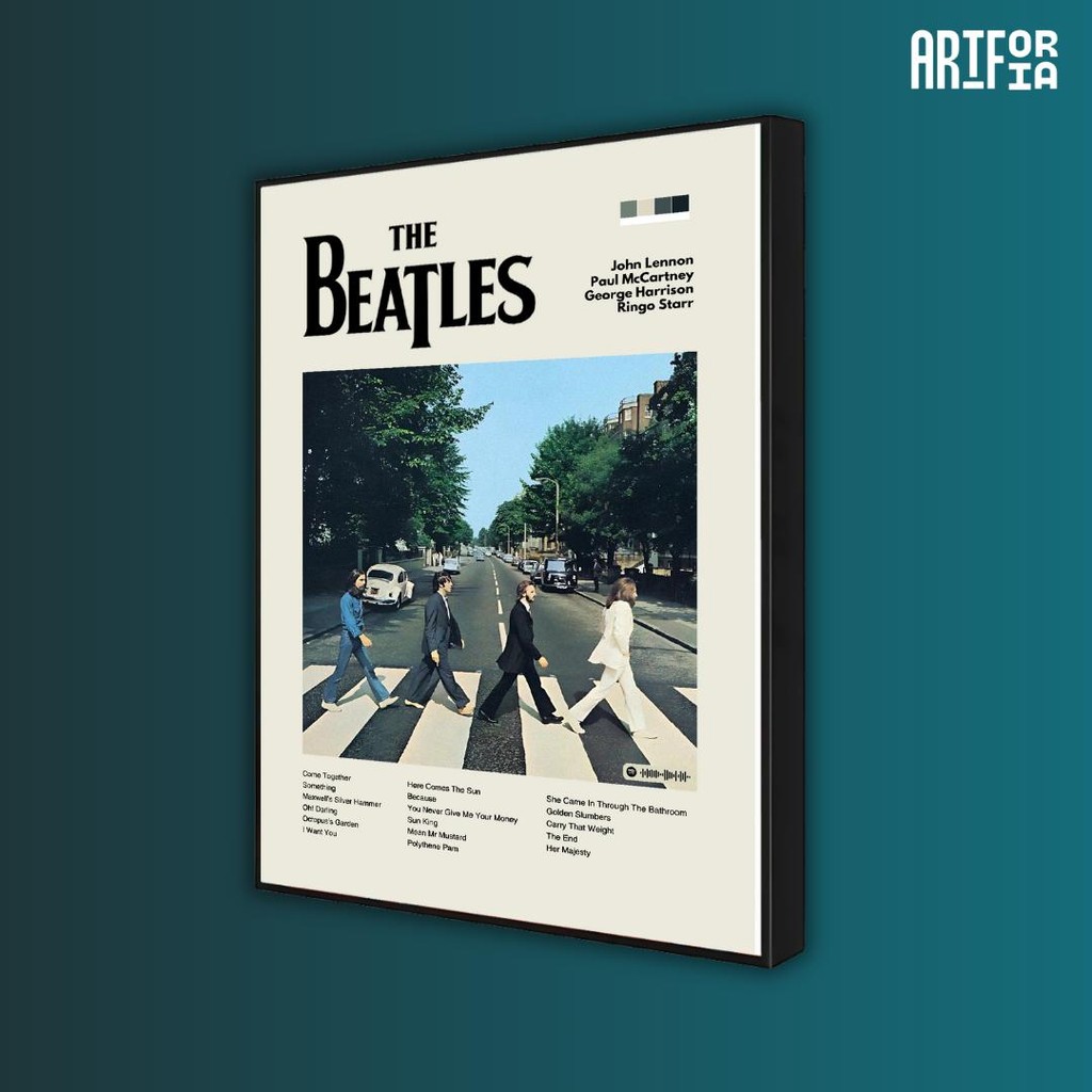 Frameblock Frame Album Music Poster - The Beatles