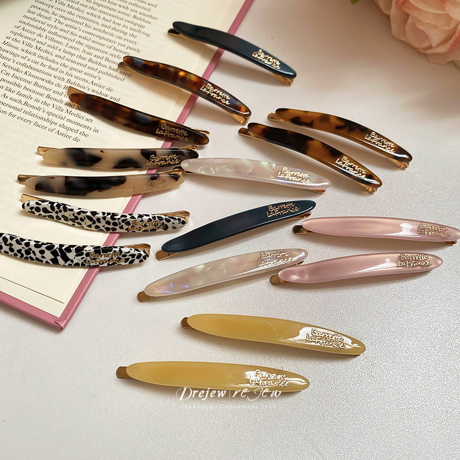 เดรช ฤดูใบไม้ผลิและฤดูร้อนอะคริลิรอยเปื้อนกิ๊บความรู้สึกระดับไฮเอนด์อารมณ์ที่เรียบง่ายด้านคลิปซอกแฟชั่นอุปกรณ์ผมอเนกปร