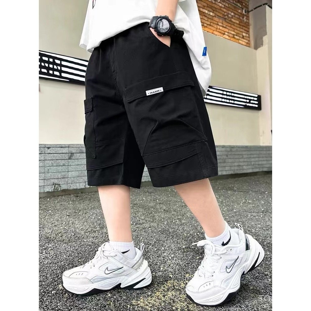 กางเกงขาสั้นเด็กชายลายการ์ตูนกระต่ายดิสนีย์ กางเกงขาสั้นความยาวระดับเข่าสำหรับฤดูร้อน กางเกงขาสั้นลำลองสไตล์สปอร์ตสำหรับเด็กชาย รุ่น LMNF