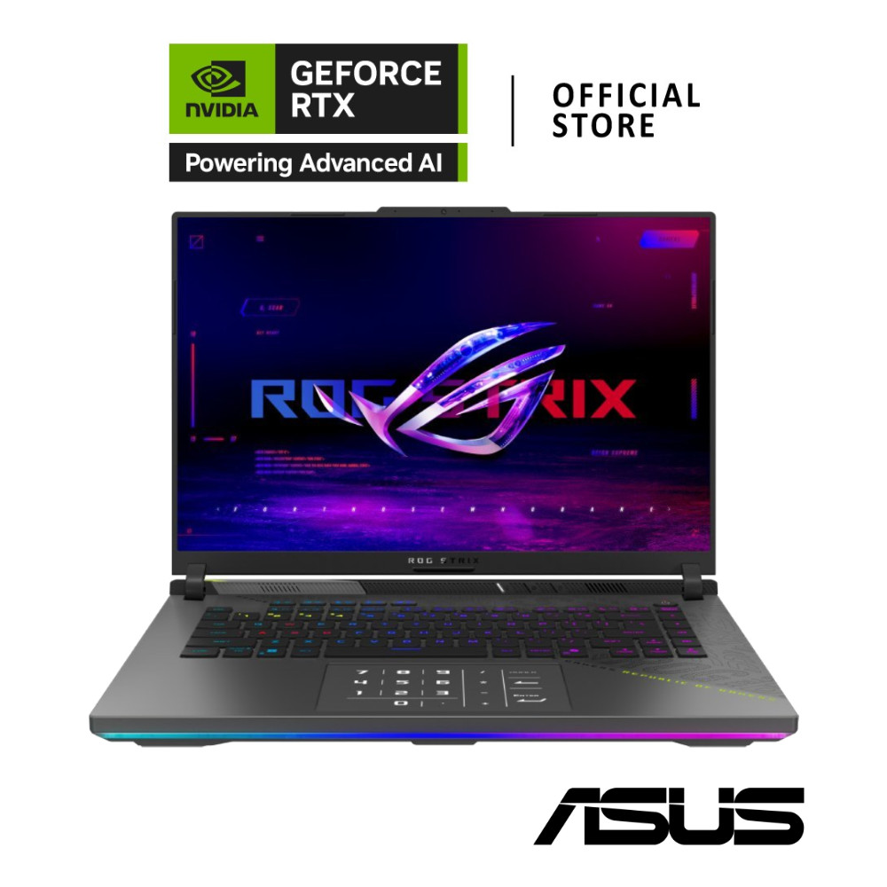 ASUS ROG Strix G16 | NVIDIA® GeForce RTX™ 5070 Ti | AMD Ryzen™ 9-9955HX3D (G614FR-S5100W)