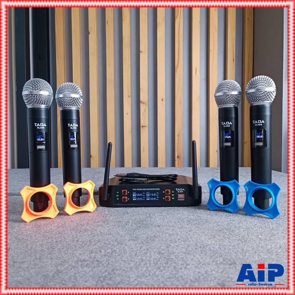 TADA SLXD8 ไมค์ลอย 4ด้าม ไมค์ลอยคู่ ไมค์ลอยไร้สายเสียงดี ไมค์ลอย ไมค์คาราโอเกะ WIRELESS MICROPHONE ta da SLXD-8 ธาดา … ราคา ถูกที่สุด ดีลบีเคเค