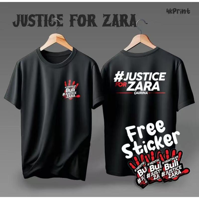Justice สําหรับเสื้อเชิ้ตผู้ชายผ้าฝ้าย zara qairina 2025
